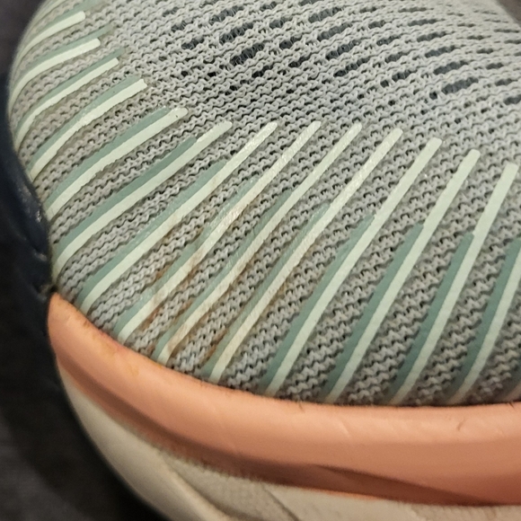 Hoka Womens Bondi 7 Blue Running Sneakera Shoes Size 9.5 - Picture 11 of 13